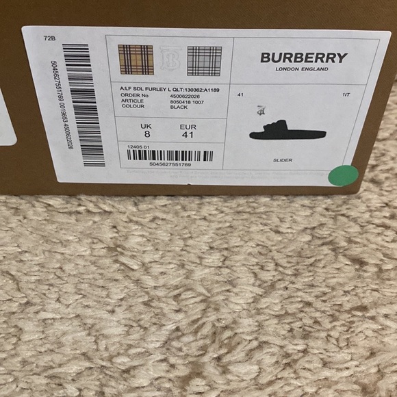 Burberry Monogram Quilted Leather Slide - Picture 4 of 5